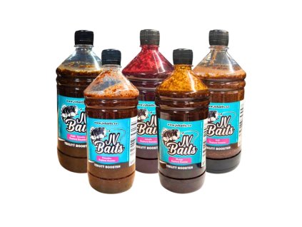 Řepkový booster 5 druhů - chilli-kreveta, jahoda, mango, krill, patentka 1l