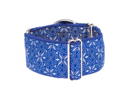 Luxusní obojek pro psy - Blue - white aristocratic