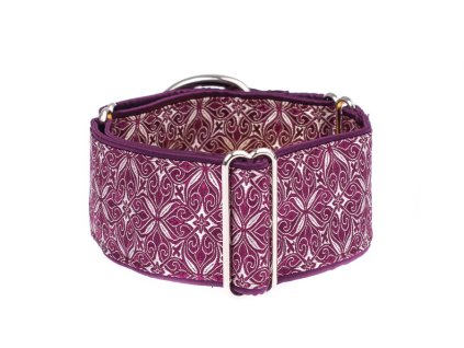 Luxusní obojky pro psy - Burgundy aristocratic