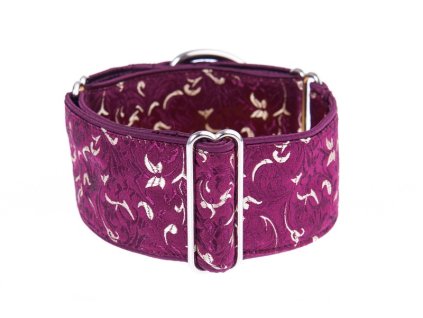 Obojky pro chrty - Burgundy ornaments