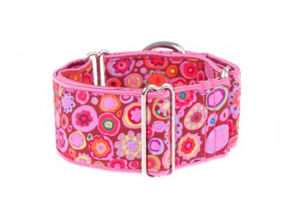 Obojek pro psa  Funny dark rose