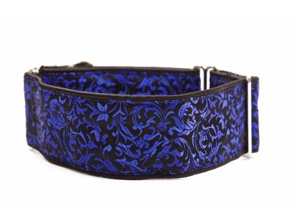Obojky na míru - Blue black ornaments