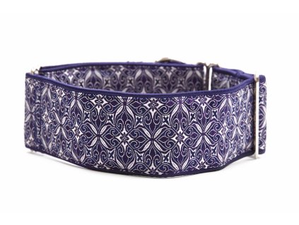 Obojek pro chrty - Dark blue white aristocratic