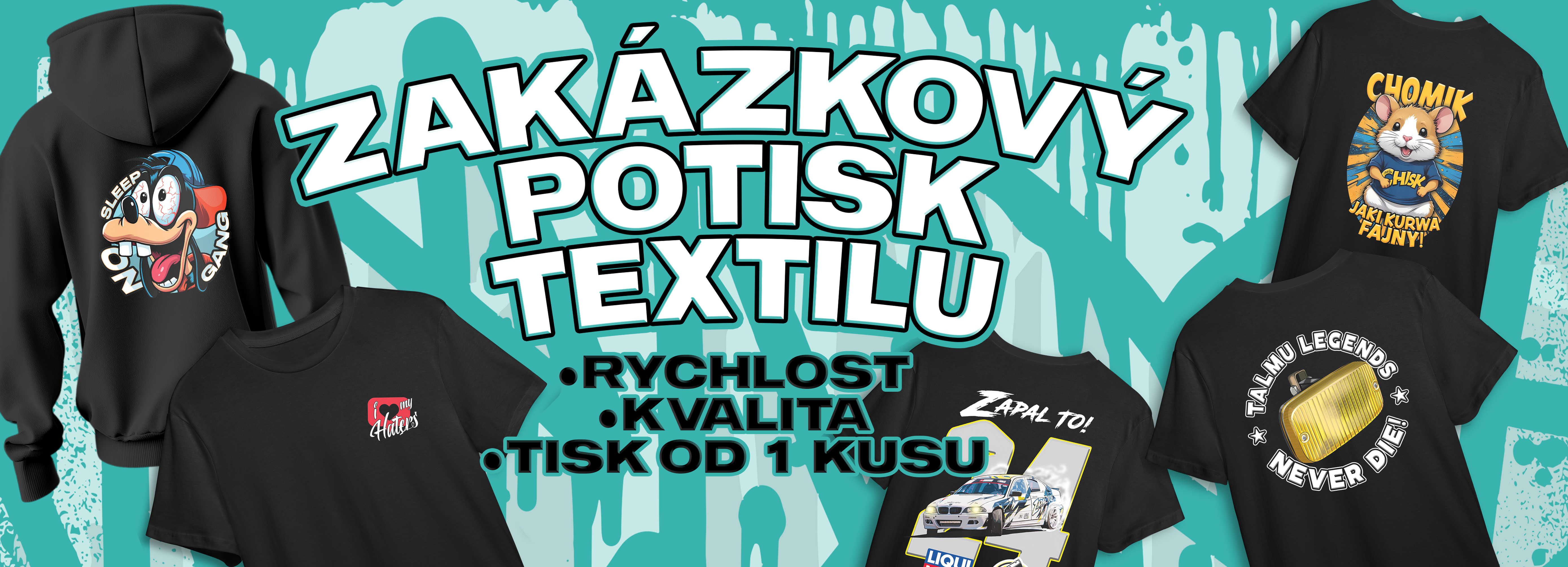Banner PC - Potisk triček