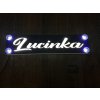 Světelná Led jmenovka na míru  +doplněk produktu