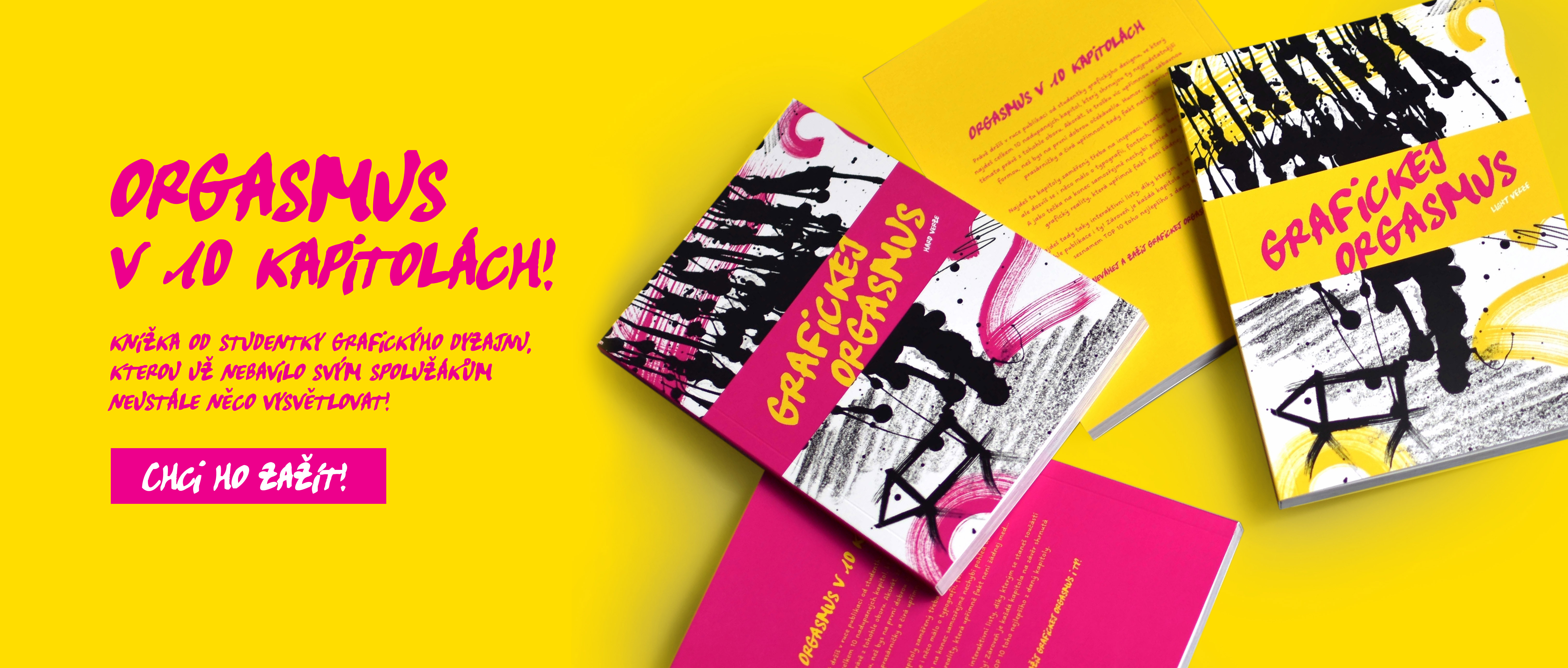 Knížka Grafickej orgasmus