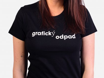 Dámské tričko grafickʸ́ odpad