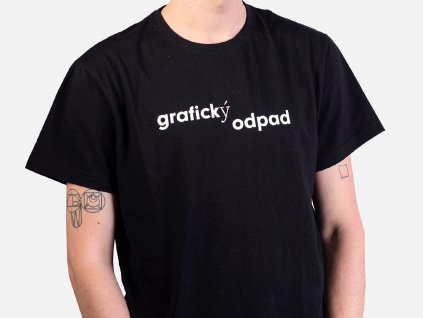 Pánské tričko grafickʸ́ odpad