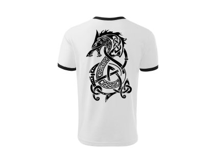 Drak - Unisex triko s potiskem na zádech