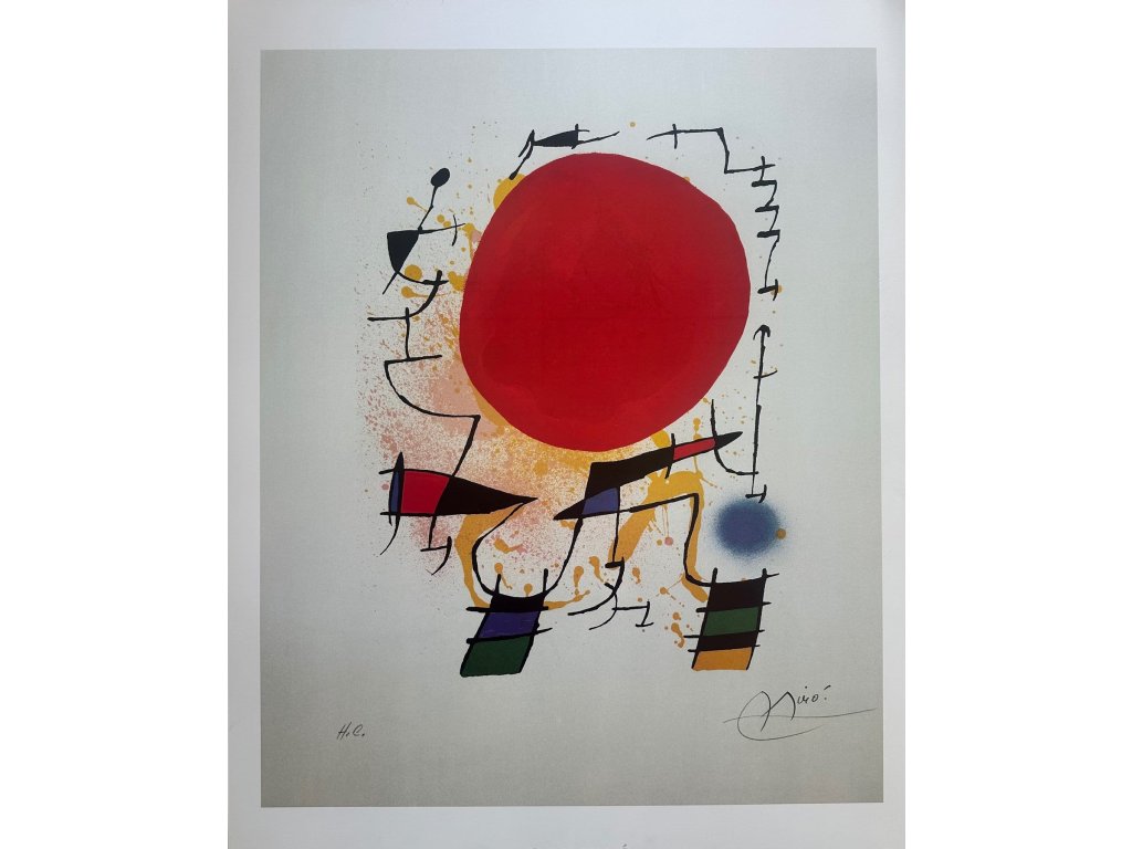 Joan Miro (1893-1983) - Composition