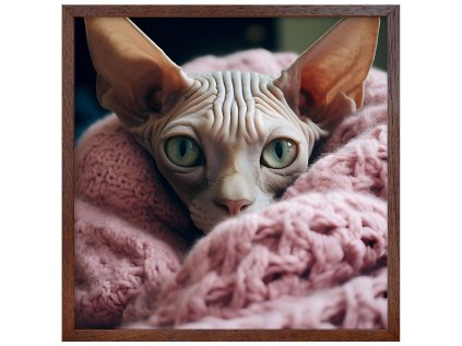 Plakat 60X60 Kanadsky B Sphynx RAM HNEDY