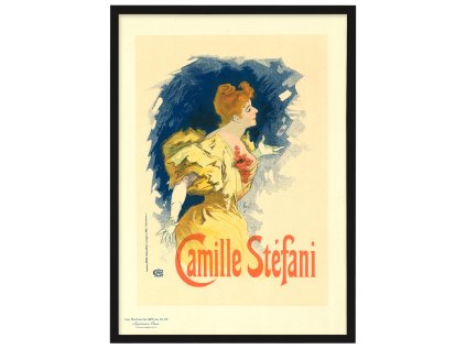 RAM PLAKAT CAMILLE STEFANI A1 RAM cerny