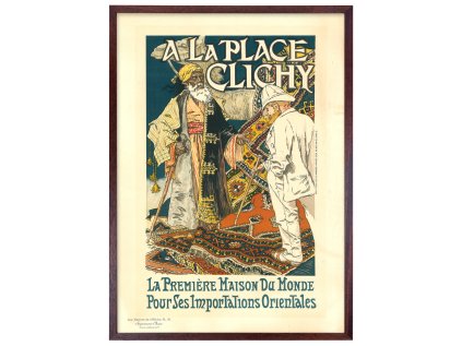 RAM PLAKAT Plakat ALa Plache Clichy A1 RAM hnedy