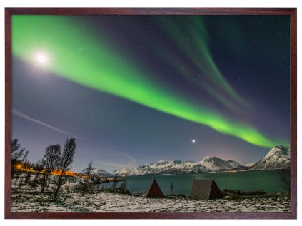 PLAKAT VENUSE NAD FJORDEM A1 ram hnedy