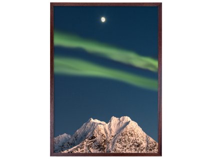 PLAKAT polární záře A1 RAM hnědý