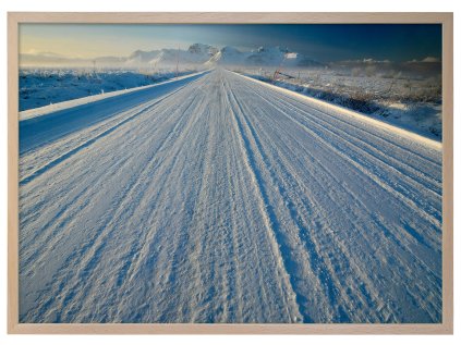 PLAKAT CESTA LOFOTY A1 RAM natur