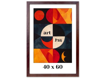 Rámeček ART 40x60 cm hnědý