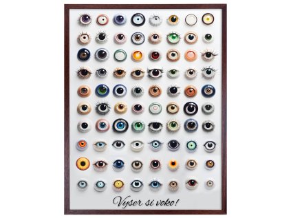 Plakat Vyser si voko 60x80 ram hnedy