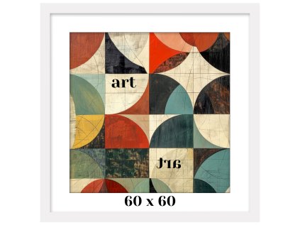 Rámeček ART 60x60 cm bílý