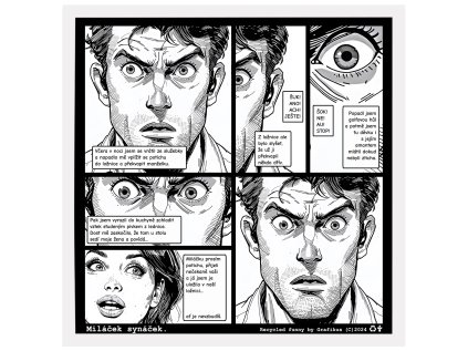 Grafikomiks synáček milacek 60x60 cm RAM BILY