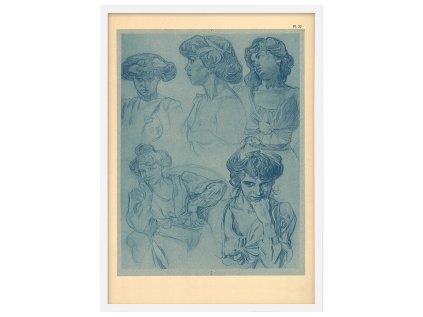 RAM PLAKAT ALFONS MUCHA WOMEN A1 BILY