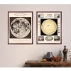 Reprodukce SUN a moon 60X80 ram hnedy interier kopie