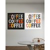 plakat caffe bianco blanco