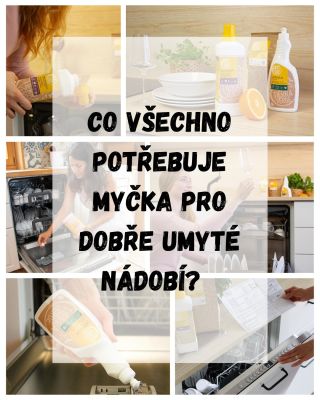 Co všechno vlastně potřebuje myčka, aby myla dobře – a ekologicky? Stačí pár základních věcí. A všechny najdete u nás v...