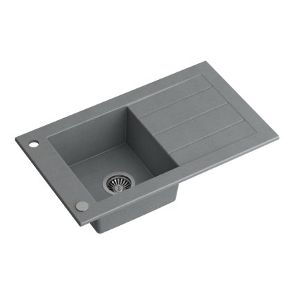 Šedý kuchyňský granitový dřez WILL