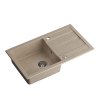 Béžový (pískový) kuchyňský granitový dřez QUADRON TOM 111
