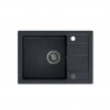 Černý kuchyňský granitový dřez QUADRON TOM 116