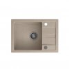 Béžový (pískový) kuchyňský granitový dřez QUADRON TOM 116