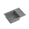 Šedý kuchyňský granitový dřez QUADRON TOM 116