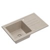 Béžový (pískový) kuchyňský granitový dřez QUADRON Ben 111 + BATERIE