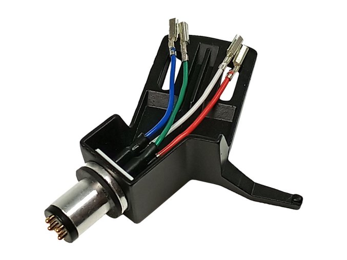 Drzak prenosky GRAMO headshell cerny s bajonetem pro standardni roztec montaze 0 5 pod uhlem 20 st a171604350 10699
