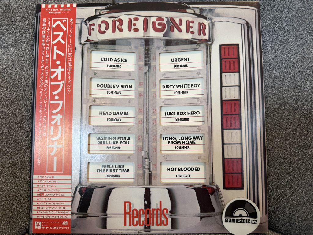 FOREIGNER - RECORDS ORIGINÁL 1. PRESS JAPAN