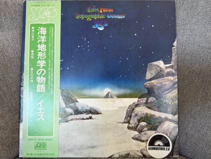YES - TALES FROM TOPOGRAPHIC OCEANS ORIGINÁL 1. PRESS JAPAN