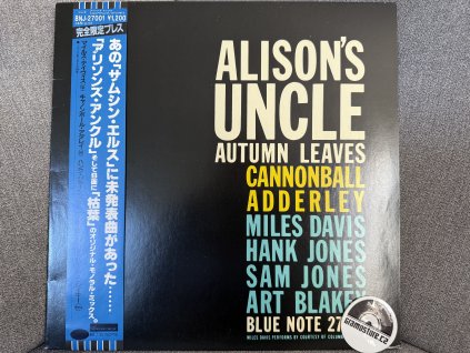 CANNONBALL ADDERLEY - ALISON’S UNCLE ORIGINÁL 1. PRESS JAPAN LIMITED EDITION