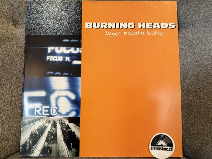 BURNING HEADS - SUPER MODERN WORLD ORIGINÁL 1. PRESS FRANCE