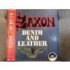 SAXON - DENIM AND LEATHER ORIGINÁL 1.PRESS JAPAN