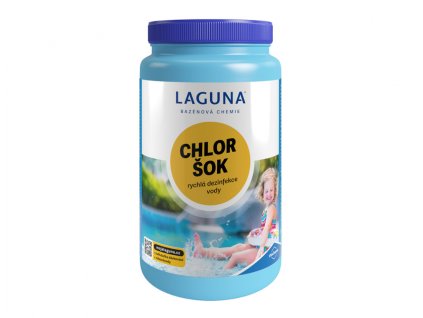 Chlor šok LAGUNA průběžná dezinfekce do bazénu 1kg