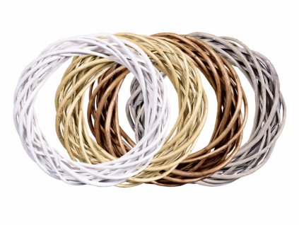Kruh k aranžování štípané proutí d20cm
