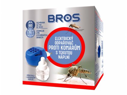 Odpařovač BROS elektrický proti komárům tekutá náplň 60nocí