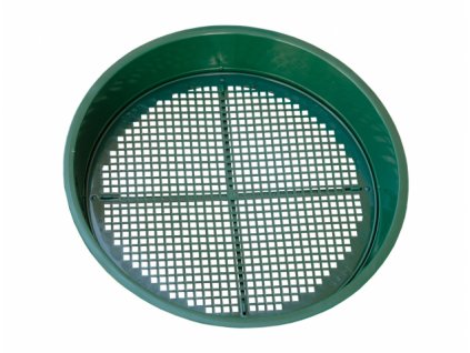 Síto zahradní vyměnitelné tmavě zelené 4 a 6mm d38cm 2ks