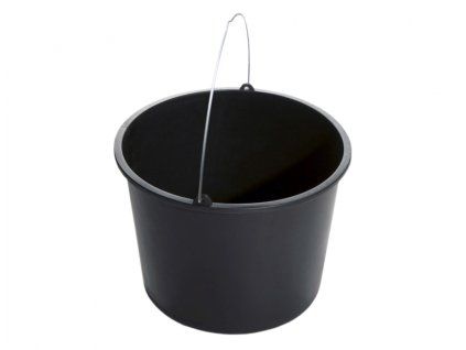 Vědro stavební černé 12l