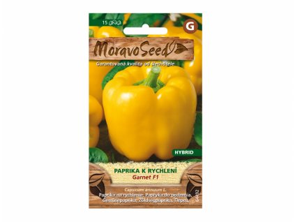 Paprika zeleninová k rychlení GARNET F1, žlutá 64492