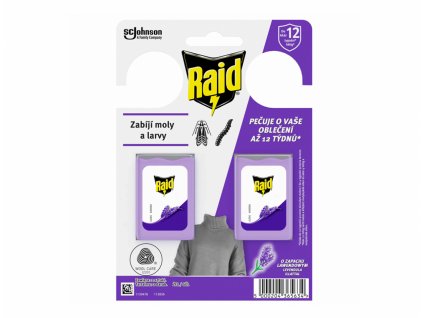 Háček RAID proti molům levandulový 2ks