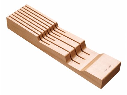 Blok 7 nožů FISKARS ALL STEEL do šuplíku dřevěný 1062890