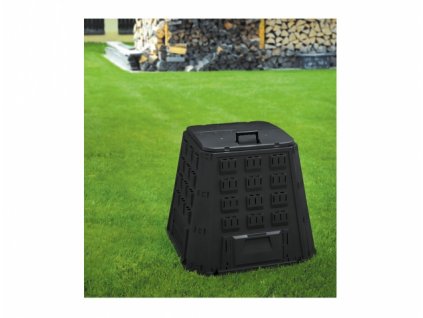 Kompostér plastový černý 420l