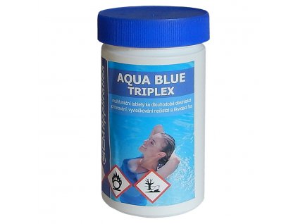 aqua blue triplex bazenova chemie chlor